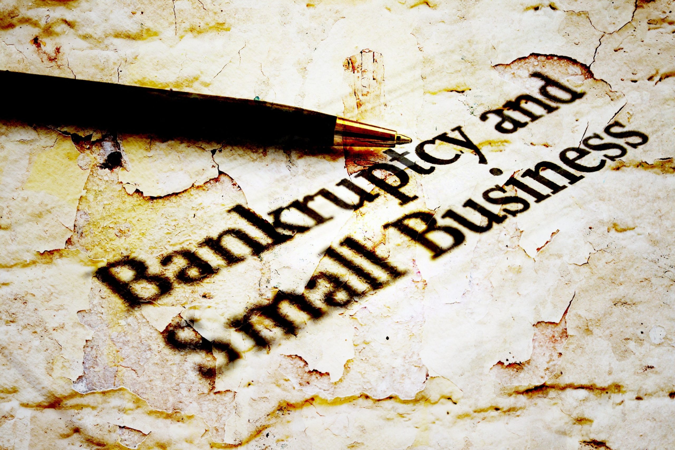 Bankruptcy and small businesses